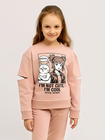 Толстовка "Cool" Пудровый арт. дк336пд