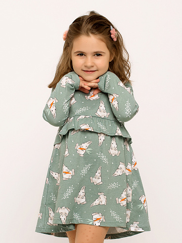 *Платье "Маркиза" Светлый Хаки арт. дк191сх